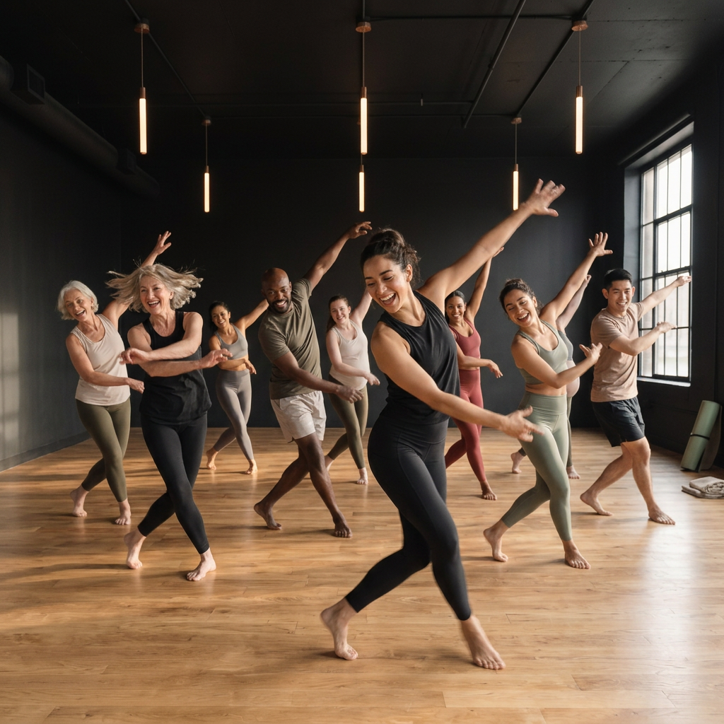 Zumba class at The Sweat Social